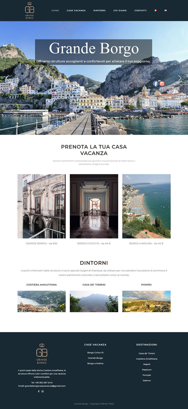 Grande Borgo Costa Amalfi - Prenota la tua casa vacanza